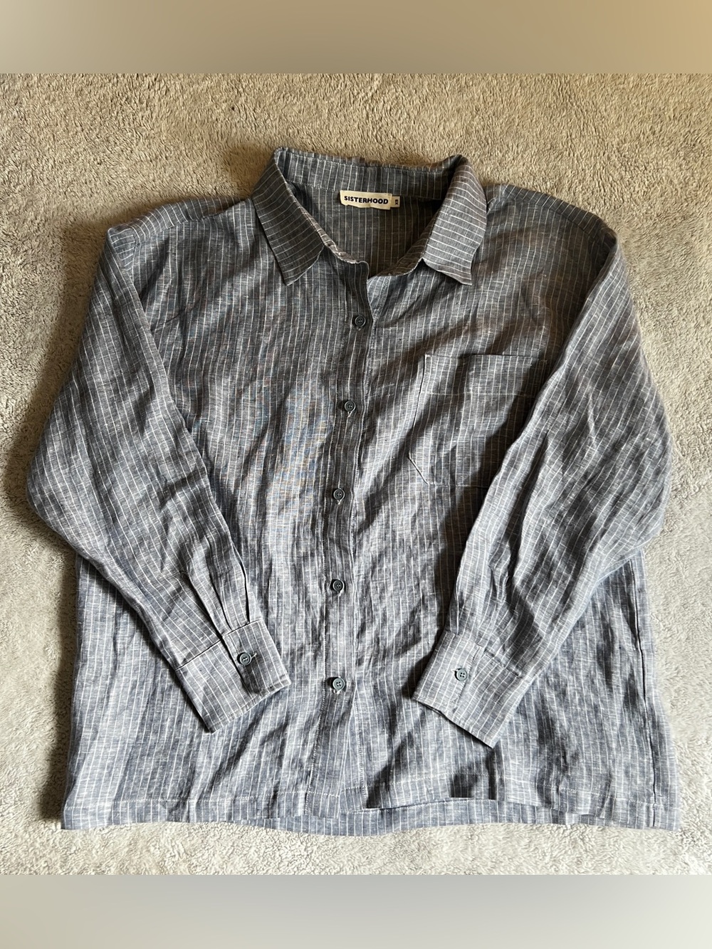 Linen Button Up by Sisterhood